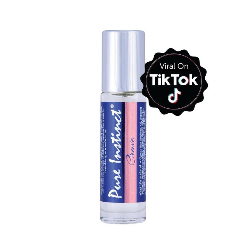 Perfume Pure Instinct CRAVE Roll-On con feromonas, aceite esencial seguro para el cuerpo, ideal para viaje