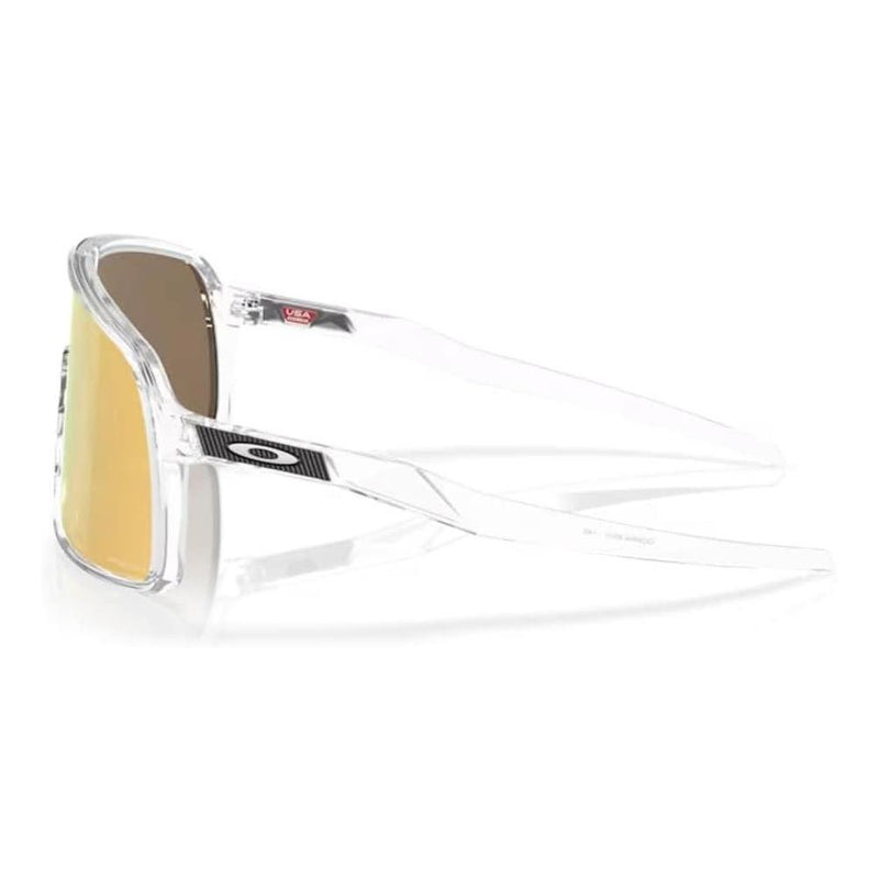 Gafas de ciclismo Oakley Red Gold Shift PRIZM Ruby, diseño moderno con tecnología de lente PRIZM para mejorar la visibilidad y confort