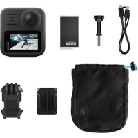 GoPro MAX - Cámara de acción 360 con pantalla táctil, video 5.6K30, fotos 16.6MP, estabilización transmisión en vivo