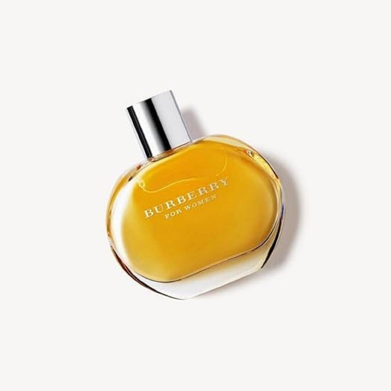 BURBERRY Eau de Parfum Clásico Ambery Mujer con Notas de Manzana Verde, Sándalo y Vainilla, Perfume de Lujo, Fragancia Larga Duración