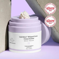Drunk Elephant Lala Retro Whipped Cream, crema hidratante con ceramidas, sin aceites esenciales ni siliconas, testada dermatológicamente