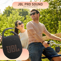 JBL Clip 5 Altavoz Bluetooth portátil IP67, batería duradera, compacto para interiores y exteriores, incluye cable USB-C