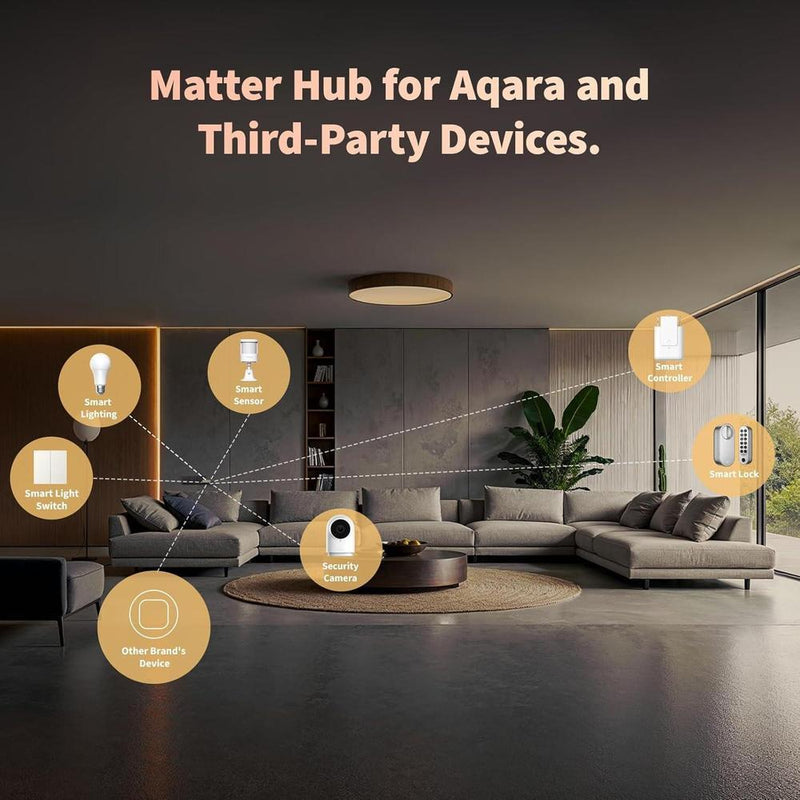 Aqara Smart Hub M100 para automatización del hogar, controlador inteligente con soporte Zigbee y Apple HomeKit, ideal para casa conectada