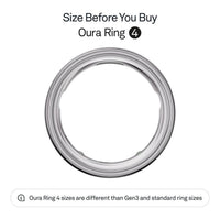 Anillo inteligente Oura 4 en plata, tamaño ajustable, rastreo de salud y actividad, batería duradera