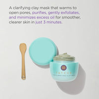 Tatcha Clarifying Clay Mask, Crema Exfoliante Con Calentamiento Para Purificar Piel 50ml