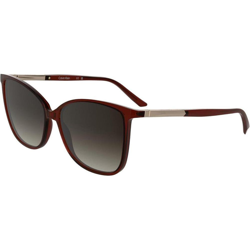 Calvin Klein Gafas de Sol Mujer Modelo CK25504S con Detalles Metálicos y Lentes Degradadas