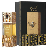 Lattafa Atheeri Eau de Parfum unisex con notas de vainilla y ámbar para una experiencia olfativa única