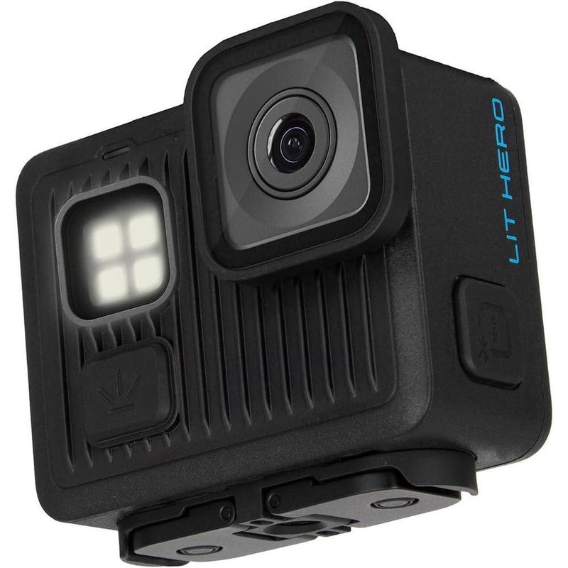 GoPro LIT Hero 4K Cámara de Acción Compacta, Luz LED Integrada, Estabilización HyperSmooth, Ideal para Vlogging y Aventuras