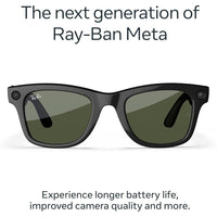 Ray-Ban Meta Wayfarer (Gen 2) - Shiny Black · Green