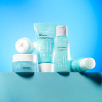 e.l.f. SKIN Holy Hydration! Kit de cuidado de la piel hidratante con limpiador, bálsamo, hidratante y crema noche, vegano y libre de crueldad