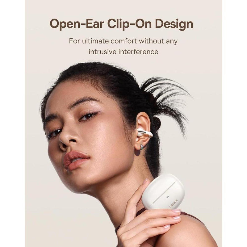 Baseus Bowie MC1 Auriculares con Clip, Comodidad y Sonido Impactante, Cancelación de Ruido, Resistentes al Agua IP57
