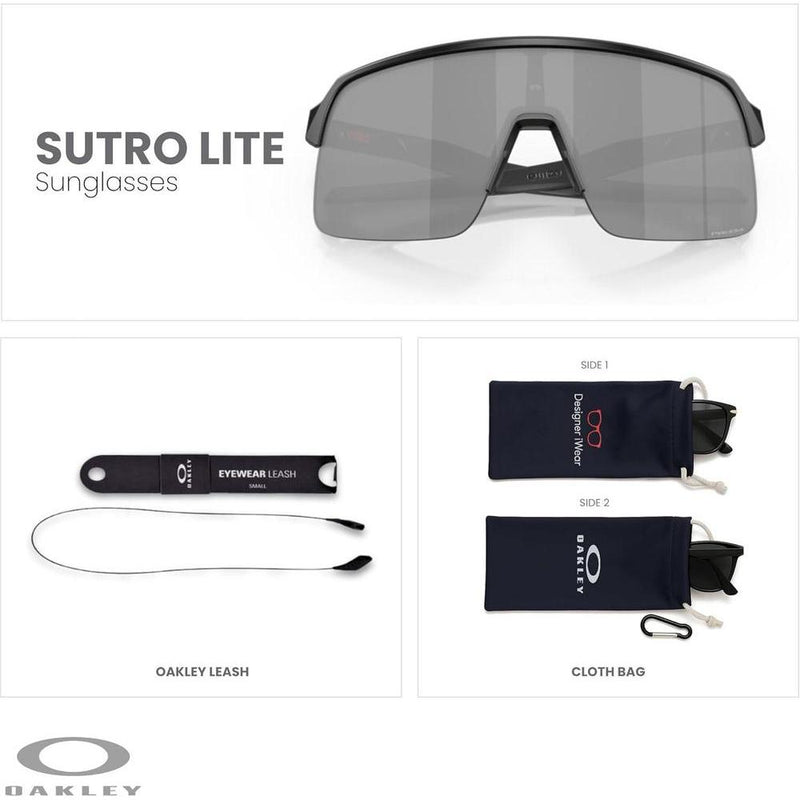 Oakley Sutro Lite OO9463 - Lentes deportivos rectangulares, ideal para hombres y mujeres en actividades deportivas al aire libre