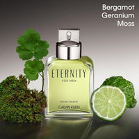Calvin Klein Eternity Eau de Toilette: fragancia Fougère masculina con mandarina, salvia, cedro y ámbar