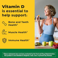 Nature Made Suplemento de Vitamina D3 y K2 para salud ósea, dental, muscular e inmunológica, 30 cápsulas blandas