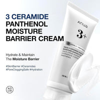 ANUA crema con ceramida y pantenol, hidratante facial para piel normal, fortalece la barrera cutánea sin obstruir poros