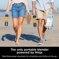 Ninja BC151BK Blast Licuadora portátil inalámbrica, personal para batidos, sin BPA, tapa a prueba de fugas, recargable USB-C