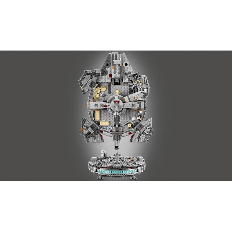 Lego Star Wars Millennium Falcon Set de construcción con Finn, Chewbacca, Lando y más, colección The Rise of Skywalker