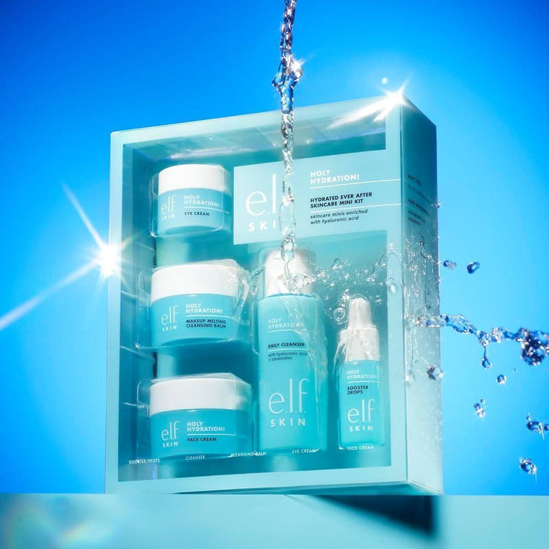 Hydrated Ever After Mini Kit de Cuidado de la Piel: Limpiador, Removedor de Maquillaje, Hidratante y Crema para Ojos