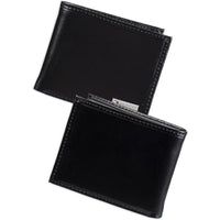 Tommy Hilfiger Cartera Passcase para hombre con diseño bifold slim y ventana ID removible, hecha de cuero de alta calidad