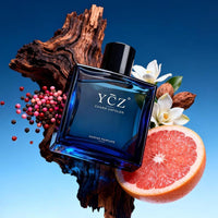 Ycz Charm Unfolds Perfume Marino para Hombres, Colonia Eau De Parfum de Larga Duración, Fragancia Oriental Amaderada