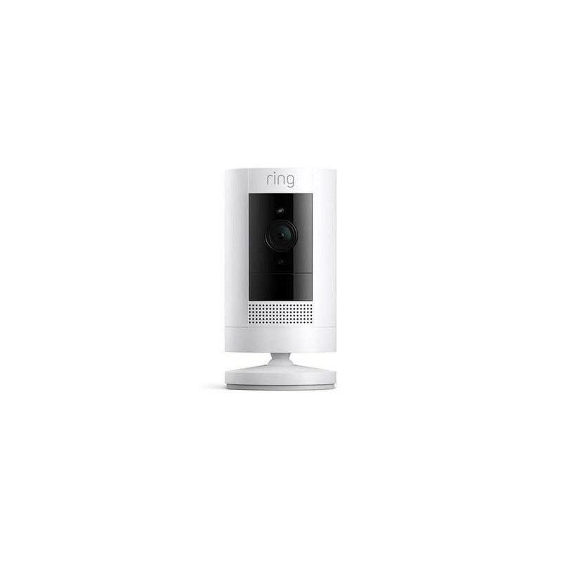 Cámara para exteriores Ring resistente a la intemperie, visión nocturna, audio bidireccional y compatibilidad con Alexa