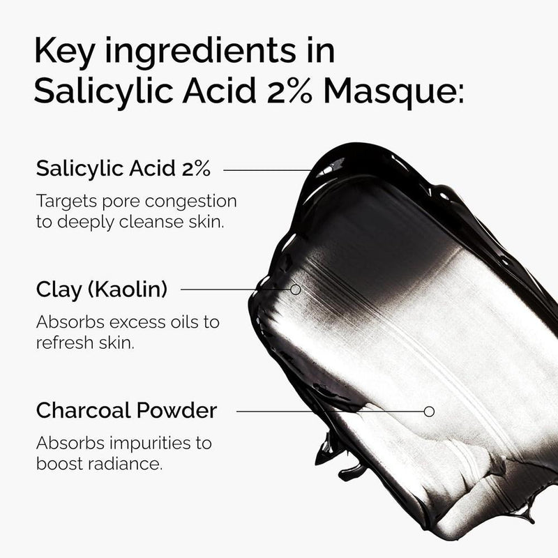 The Ordinary Mascarilla Ácido Salicílico 2% Con Carbón Y Arcilla 50ml