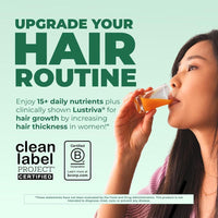 Multivitamínico Líquido MaryRuth's para Crecimiento de Cabello y Cuidado de Piel, con Biotina y Lustriva