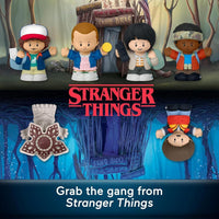 Juego de figuras Little People Collector Stranger Things con 6 personajes de la serie, edición especial para coleccionistas