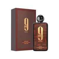 Afnan 9 PM Elixir Unisex Extrait de Parfum de larga duración con fragancia cálida picante para uso nocturno