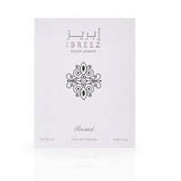RASASI Ibreez Eau De Parfum Spray Perfume árabe de larga duración para hombres, notas cítricas, lavanda, bergamota