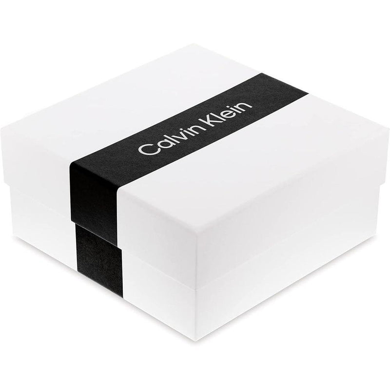 Pulsera de cuero trenzado para hombre Calvin Klein con diseño industrial y cierre magnético multifacético elegante