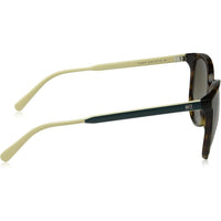 Tommy Hilfiger Lentes de Sol de Plástico Ovalados con Lente Transparente en Color Habana Claro y Burdeos