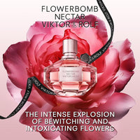 Viktor&Rolf Flowerbomb Nectar Eau de Parfum para mujer - Fragancia floral, picante y cálida con tonalidades de pólvora y vainilla