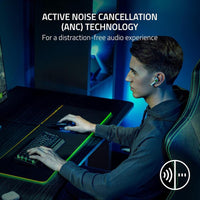 Auriculares Razer Hammerhead HyperSpeed Wireless para juegos multi-plataforma, PS5, PC y móviles con ANC, RGB, Bluetooth 5.2
