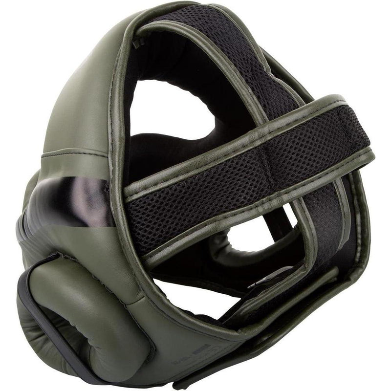 Casco protector Venum Elite: ligero y ajustable, perfecto para boxeo y MMA, con diseño ergonómico y malla ventilada
