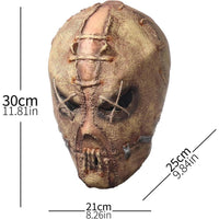 Máscara de terror para Halloween con diseño aterrador de zombi, ideal para disfrutar de una experiencia única