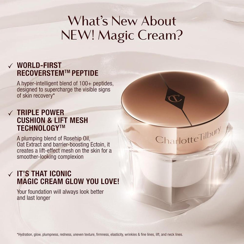 Charlotte Tilbury Crema Hidratante Facial Magic 50ml Enriquecida Con Vitaminas Y Péptidos