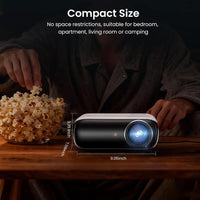 Proyector Mini Bluetooth 1080P Full HD portátil para exterio
