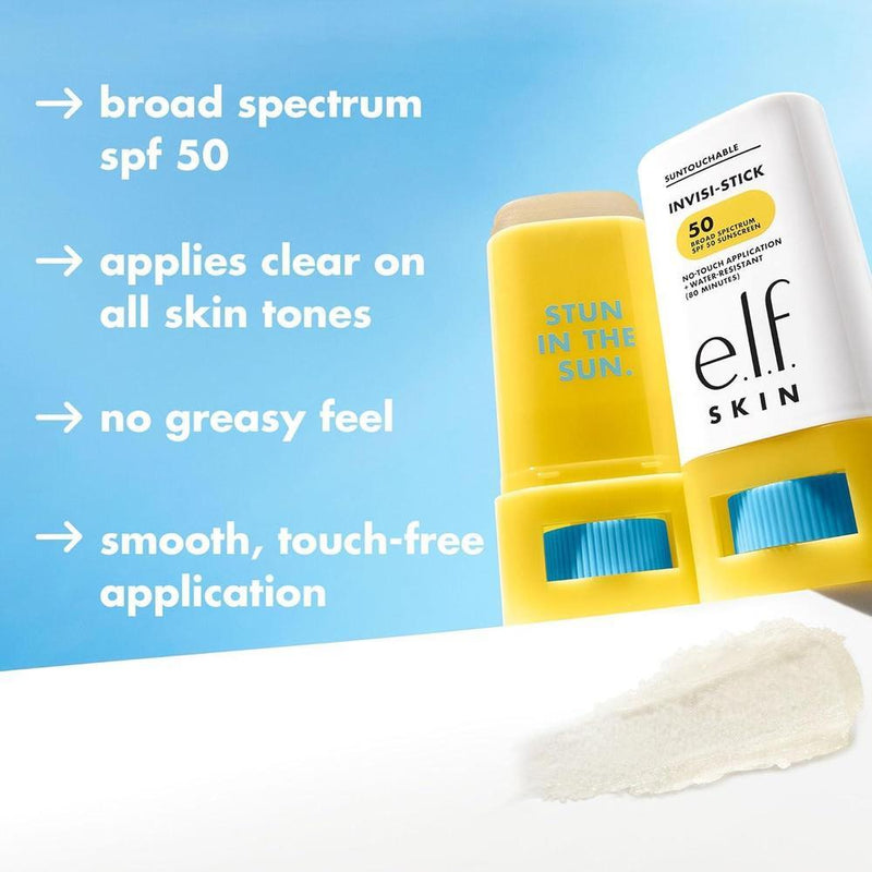 e.l.f. Invisi-Stick SPF 50 Protector Solar Transparente