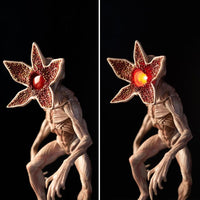 Lámpara Stranger Things con figura Demogorgon, edición coleccionista. Producto oficial de Netflix, alimentado por USB y batería