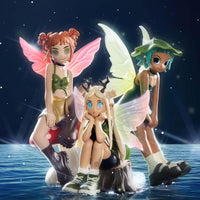POP MART Peach Riot Punk Fairy Series Figuras aleatorias, juguetes coleccionables y decorativos