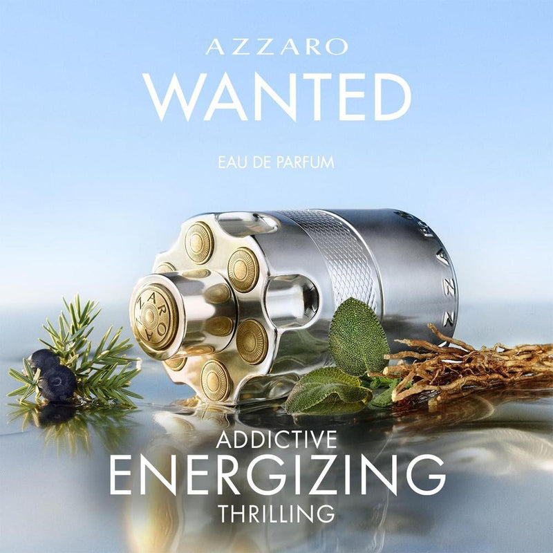Azzaro Wanted Eau de Parfum Energizing & Intense Mens Cologne