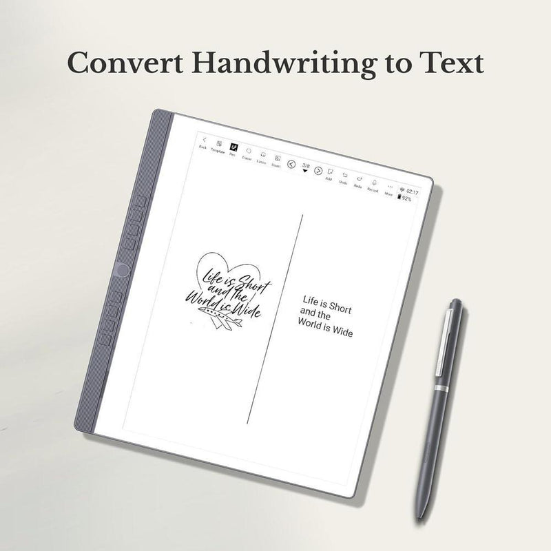 ENote - Tableta De Papel Para Tomar Notas Con Pantalla De Tinta E Ideal Para Escritura Y Lectura Con Lápiz Digital