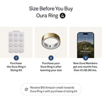 Oura Ring 4 en Oro, seguimiento de salud integral, compatible con iOS y Android, resistente y cómodo
