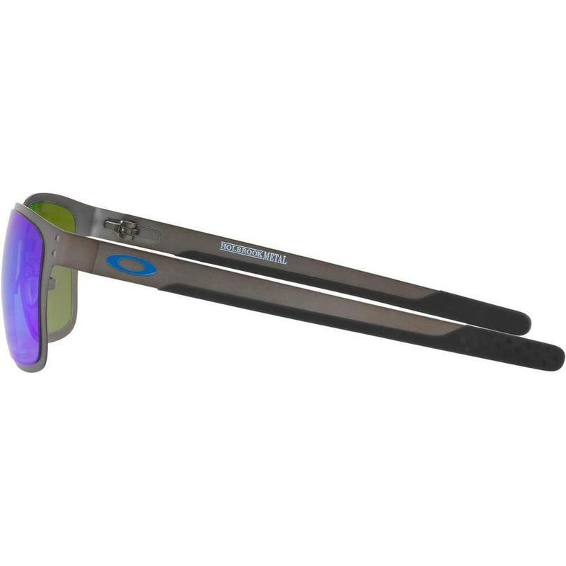 Oakley OO4123 Holbrook - Gafas de sol metálicas con protección UV completa y accesorios incluidos