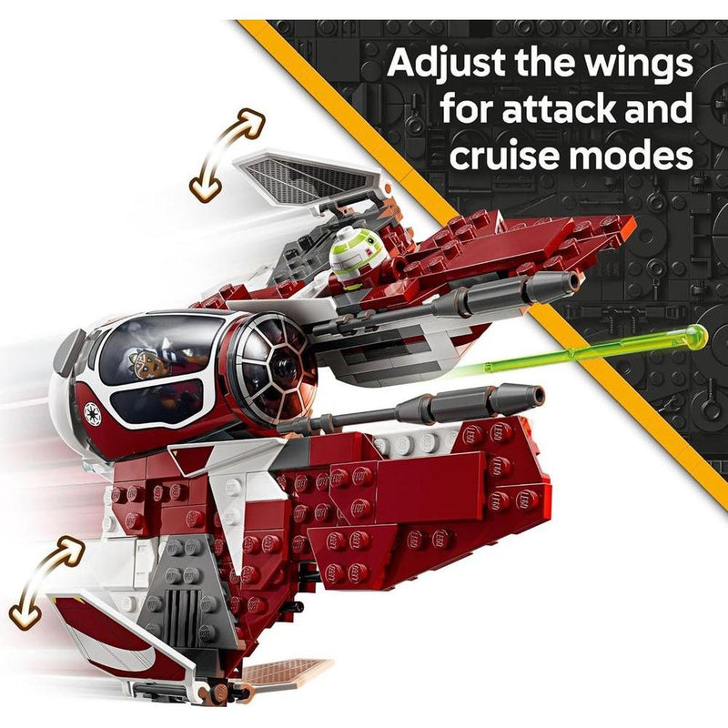 LEGO Star Wars: Ahsoka's Jedi Interceptor - Juguete de Construcción para Niños y Niñas, Edad 8+, Ideal como Regalo de Cumpleaños