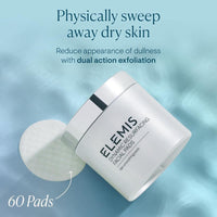 ELEMIS Almohadillas Faciales de Renovación Dinámica, Exfoliantes de Textura Suave para Tratamiento Facial