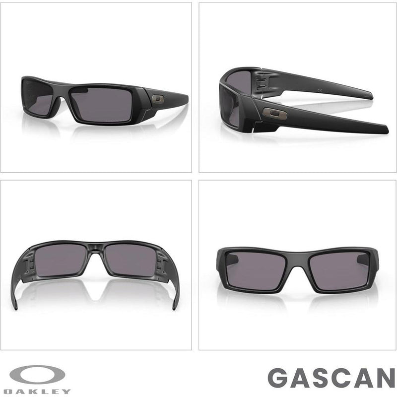 Gafas de sol rectangulares Oakley Gascan OO9014 para hombre con kit de accesorios, estuche y correa incluidos
