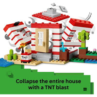 Juego de construcción LEGO Minecraft Casa del Árbol con TNT, para niños y niñas de 8 años en adelante, regalo ideal