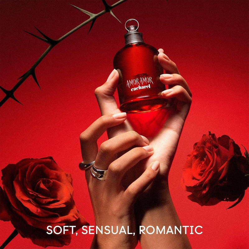 Cacharel Amor Amor Eau de Toilette para Mujeres, Fragancia Floral y Afrutada con Jazmín y Vainilla